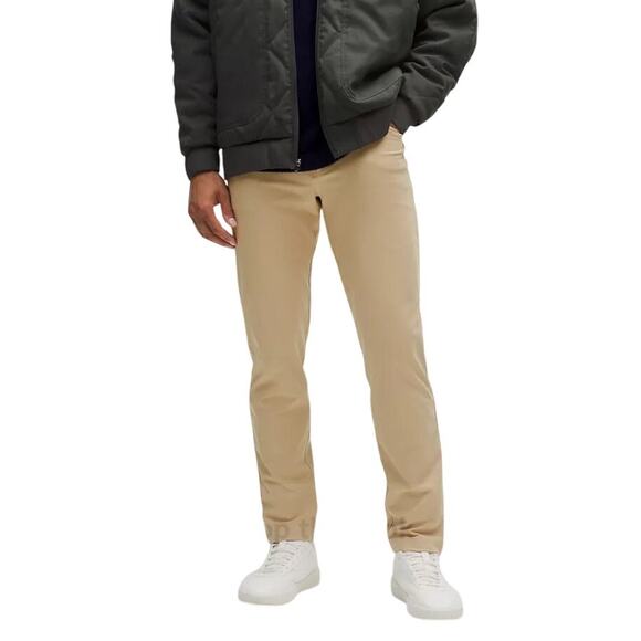 Lululemon ABC Classic Fit 5 Pocket Pant Warpstreme Khaki Tan Mens 36 Business - Picture 1 of 9